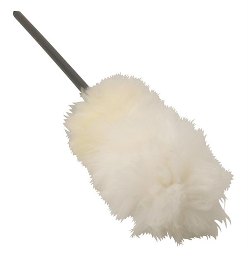 Vikan – Microfibre wollen plumeau Met telescoopsteel – 710-1090mm – Ø17mm – Zeer zacht – Grijs