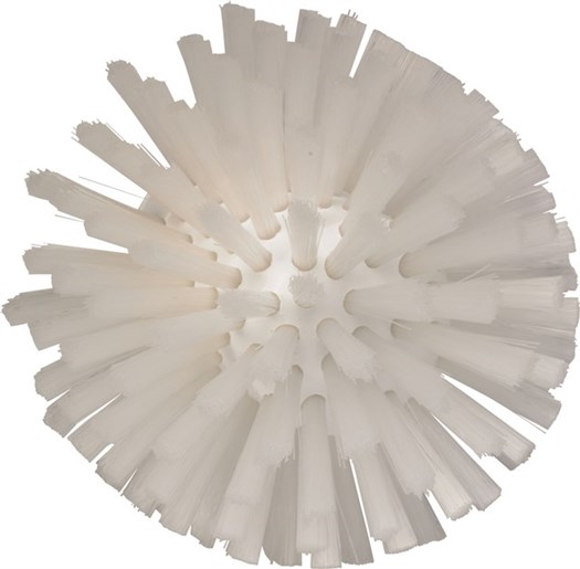Vikan – Hygiene wormhuisborstelkop – Medium vezels – Ø135mm – 130mm – Wit