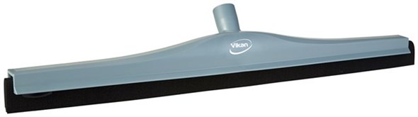 Vikan – Hygiene klassieke vloertrekker – Met vaste nek – Zwarte cassette – 600mm – Grijs
