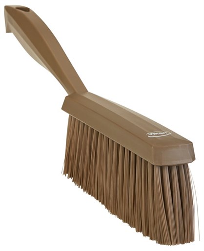 Vikan – Hygiene handveger – Zachte vezels – 330mm – Bruin