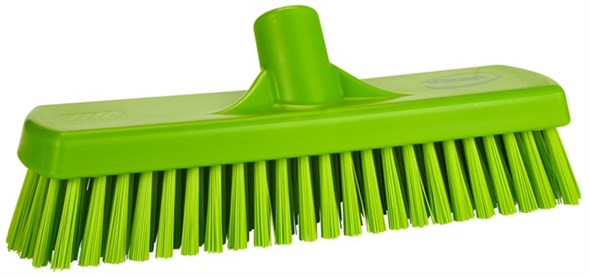 Vikan – Hygiene vloerschrobber – Hard – 305mm – Limoen