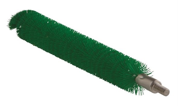 Vikan – Hygiene – Pijpenborstel – Voor flexibele kabel – Medium vezels – Groen – 20mm