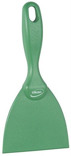 Vikan – Hygiene – Handschraper – Metal&x-ray detecteerbaar – Recht – Polypropyleen – Groen – 102mm