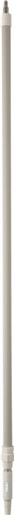 Vikan – Hygiene – Telescoopsteel – Met waterdoorvoer – Wit – 162-278cm
