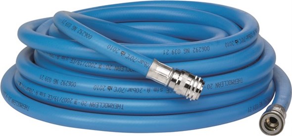 Vikan – Hygiene 93353 heetwater slangenset – 10m – FDA – max. 20 Bar – 70°C – Blauw