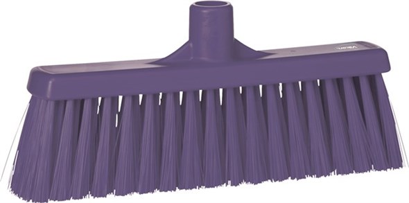 Vikan – Hygiene – Veger – Met rechte nek – Medium vezels – Paars