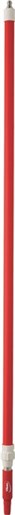 Vikan – Hygiene aluminium telescoopsteel – Met waterdoorvoer – 1600-2780mm – Ø32mm – Rood