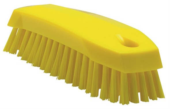 Vikan – Hygiene – Kleine werkborstel – Medium vezels – Geel