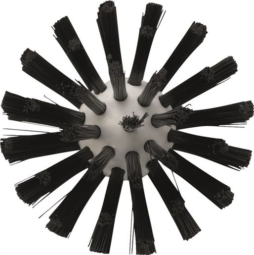 Vikan - Hygiene pijpenborstel - Medium vezels - Steelmodel - 155mm - Ø77mm - Zwart - Afbeelding 4