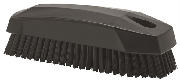 Vikan - Hygiene nagelborstel - Harde vezels - 130mm - Zwart - Afbeelding 3