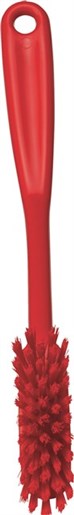 Vikan - Hygiene - Afwasborstel - Medium vezels - Rood - Smal - Afbeelding 3