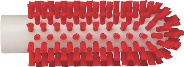 Vikan - Hygiene pijpenborstel - Harde vezels - Steelmodel - 140mm - Ø50mm - Rood - Afbeelding 3