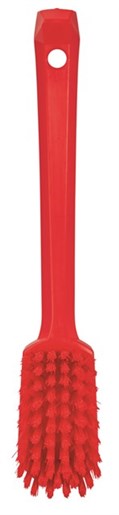 Vikan - Hygiene - Afwasborstel - Universele - Medium vezels - Rood - Afbeelding 3