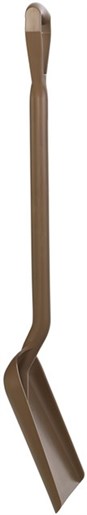 Vikan - Hygiene schep - Rechte steel 1040mm - Standaard blad 327x271mm - Bruin - Afbeelding 3