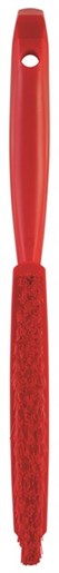 Vikan - Hygiene - Smalle handborstel - Extra harde vezels - Rood - Afbeelding 4