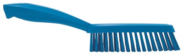 Vikan - Hygiene - Smalle handborstel - Extra harde vezels - Blauw - Afbeelding 4