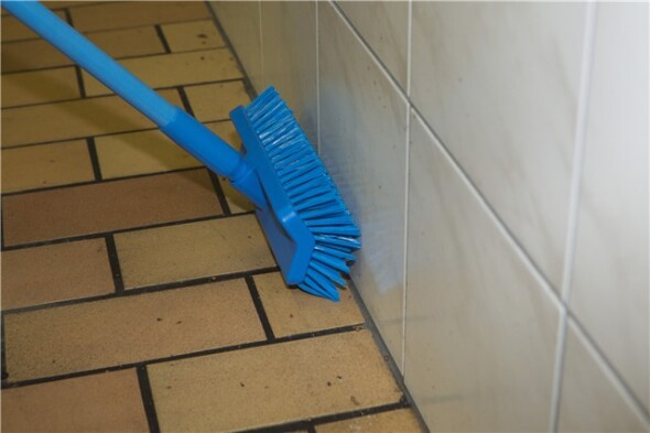 Vikan - Hygiene hoekschrobber - Medium - 265mm - Blauw - Afbeelding 5