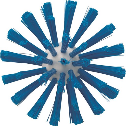 Vikan - Hygiene pijpenborstel - Medium vezels - Steelmodel - 160mm - Ø90mm - Blauw - Afbeelding 3