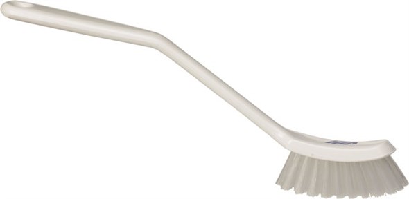 Vikan - Hygiene - Afwasborstel - Medium vezels - Wit - Smal - Afbeelding 3