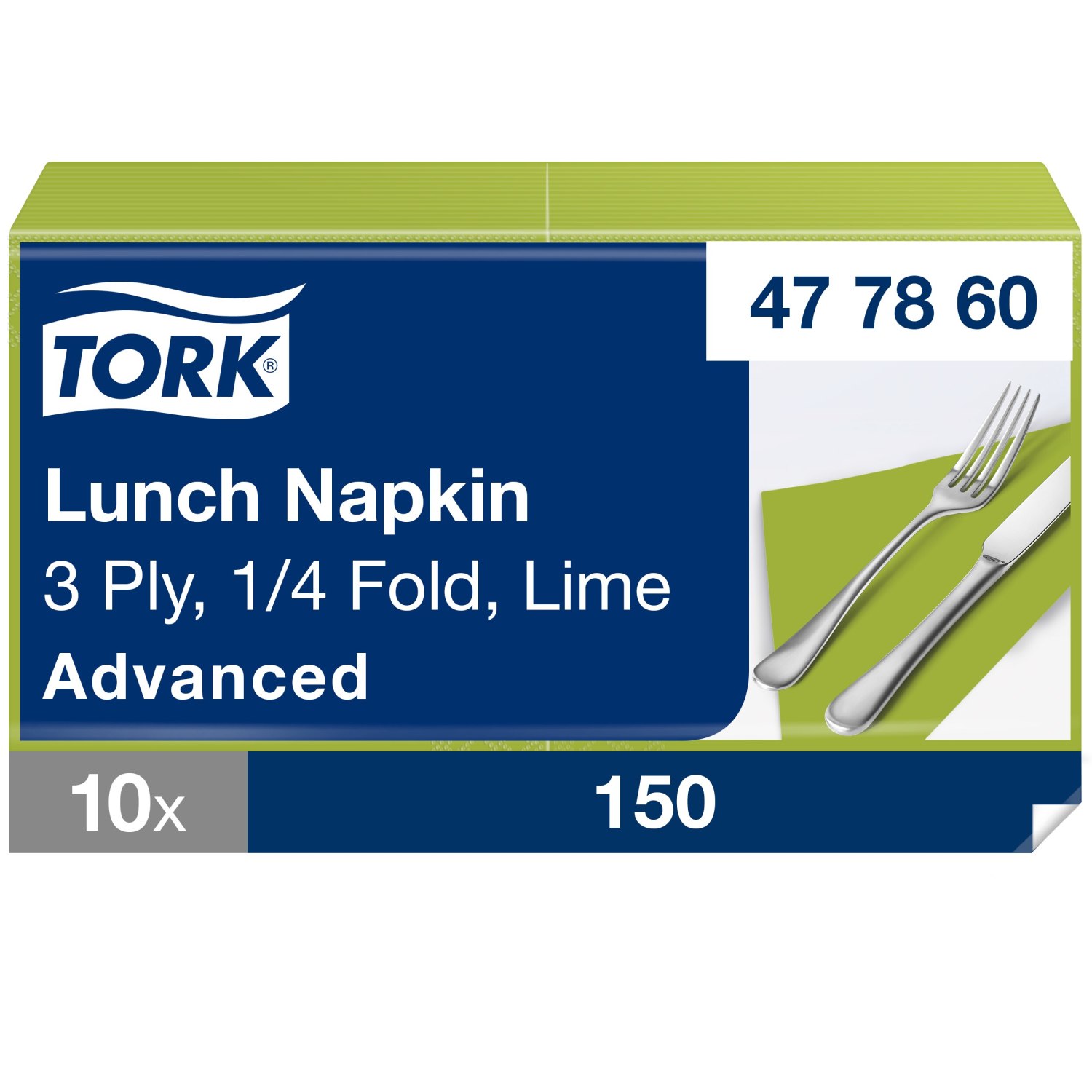 Tork Soft Lunchservet – Advanced – 3-laags – Limoen