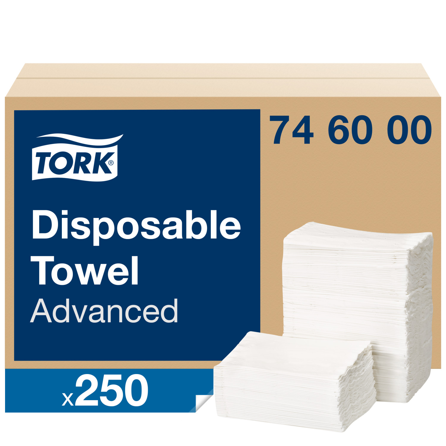 Tork Wegwerpdoek – Advanced – 5-laags – Wit