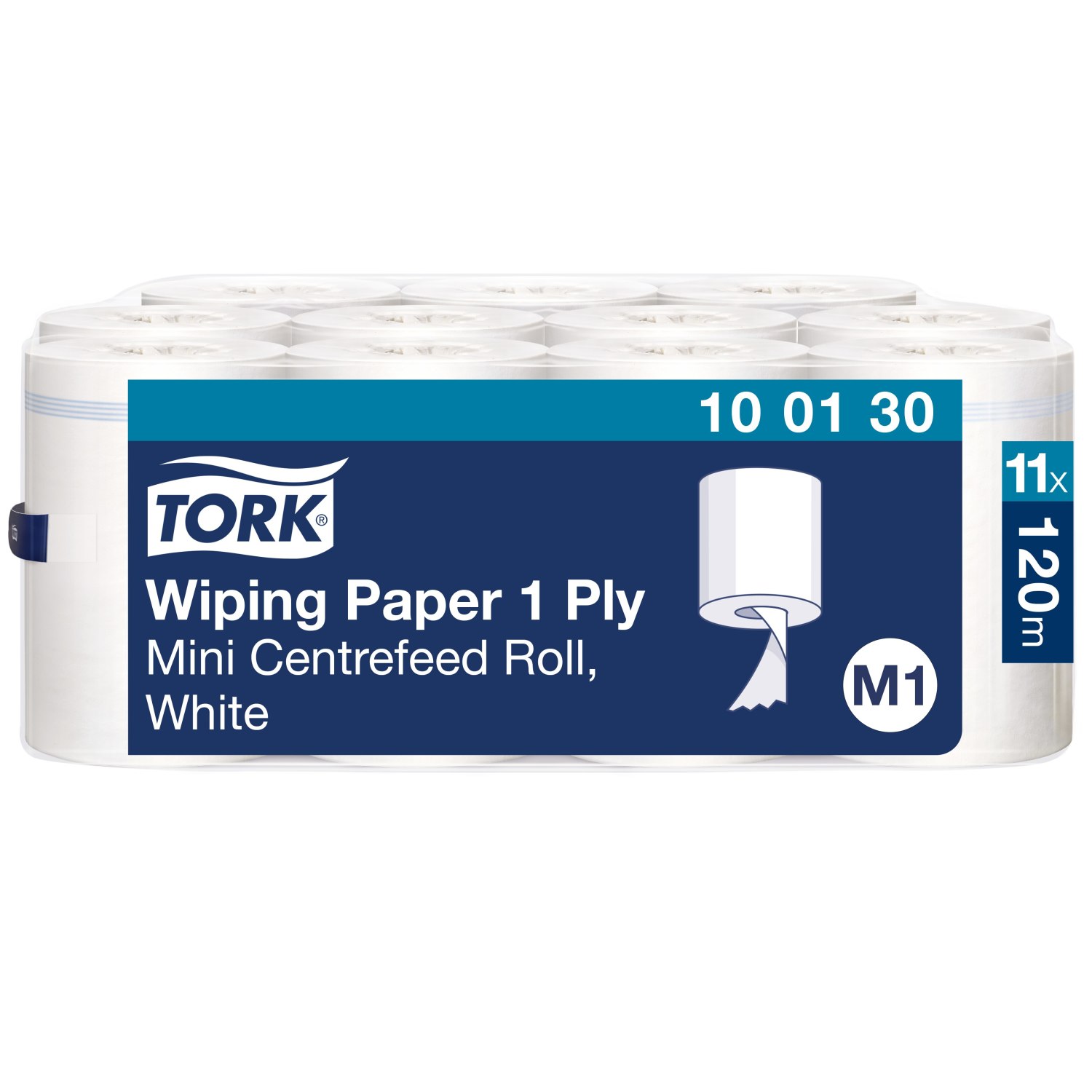 Tork Wiping – Mini Centerfeed – Poetspapier – Advanced – 1-laags -Wit