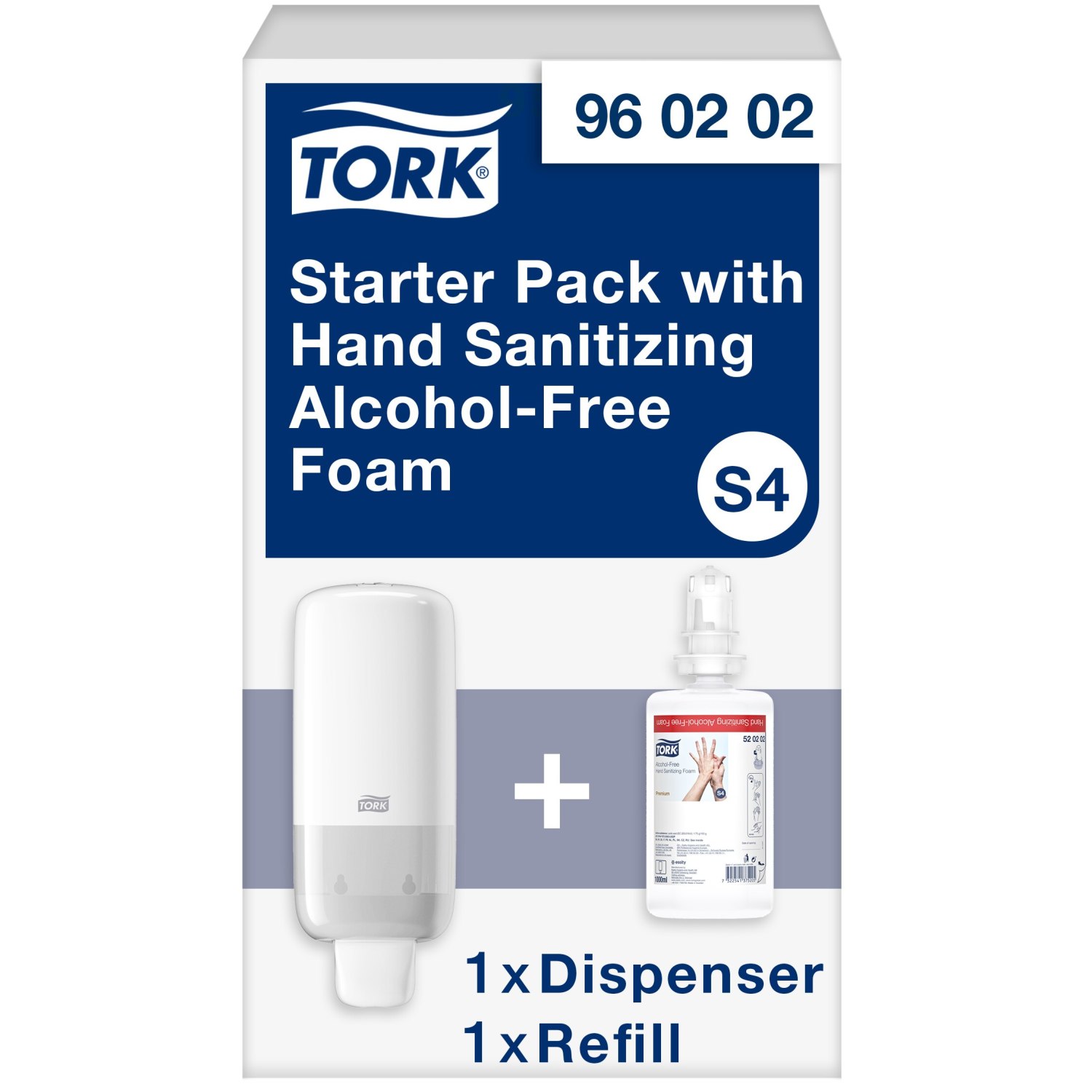 Tork Starter Pack met Alco-free Foam Sanitizer