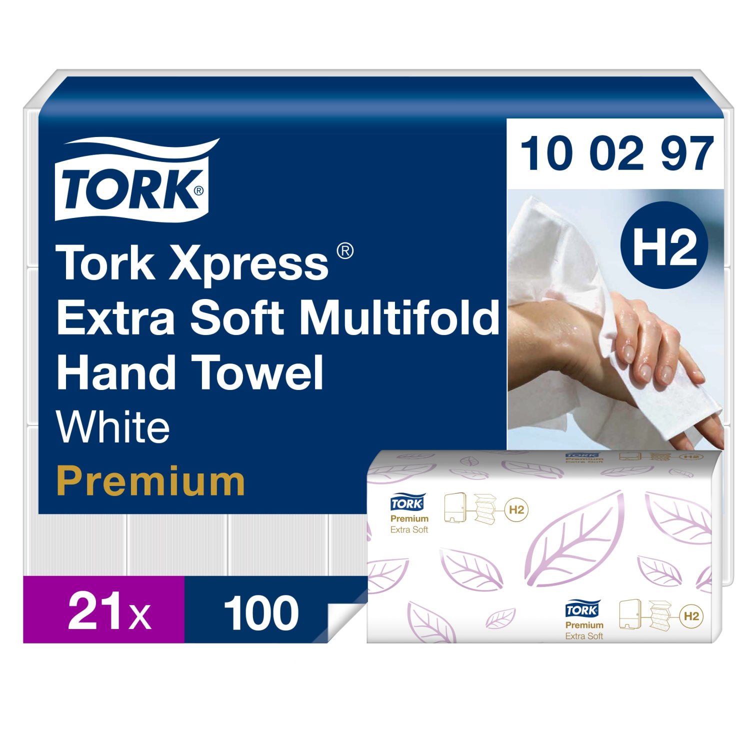 Tork Xpress – Multifold Handdoek – Premium – 2-laags -Wit – Extra zacht