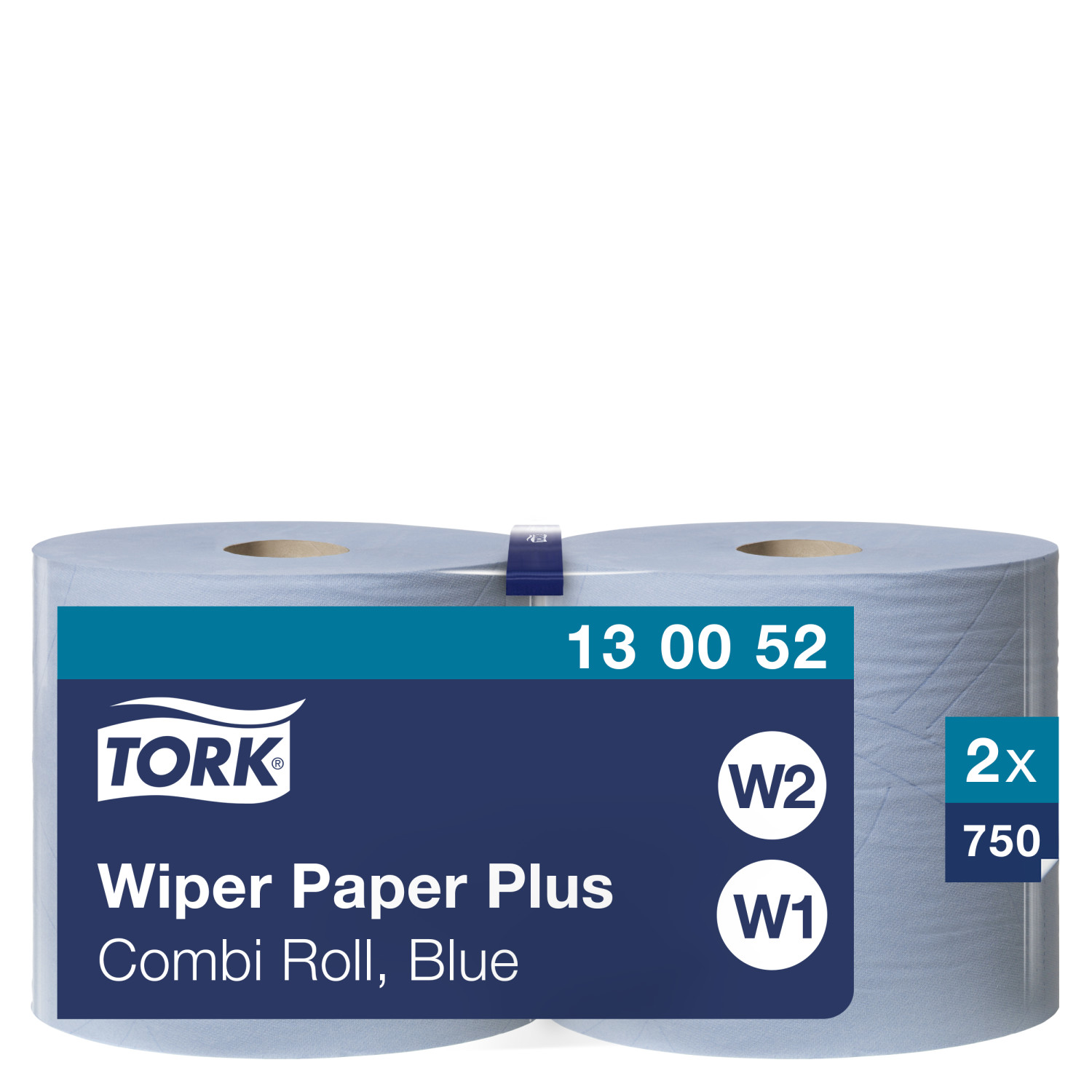 Tork Wiping Plus – Combi Rol – Poetspapier – 2-laags – Blauw