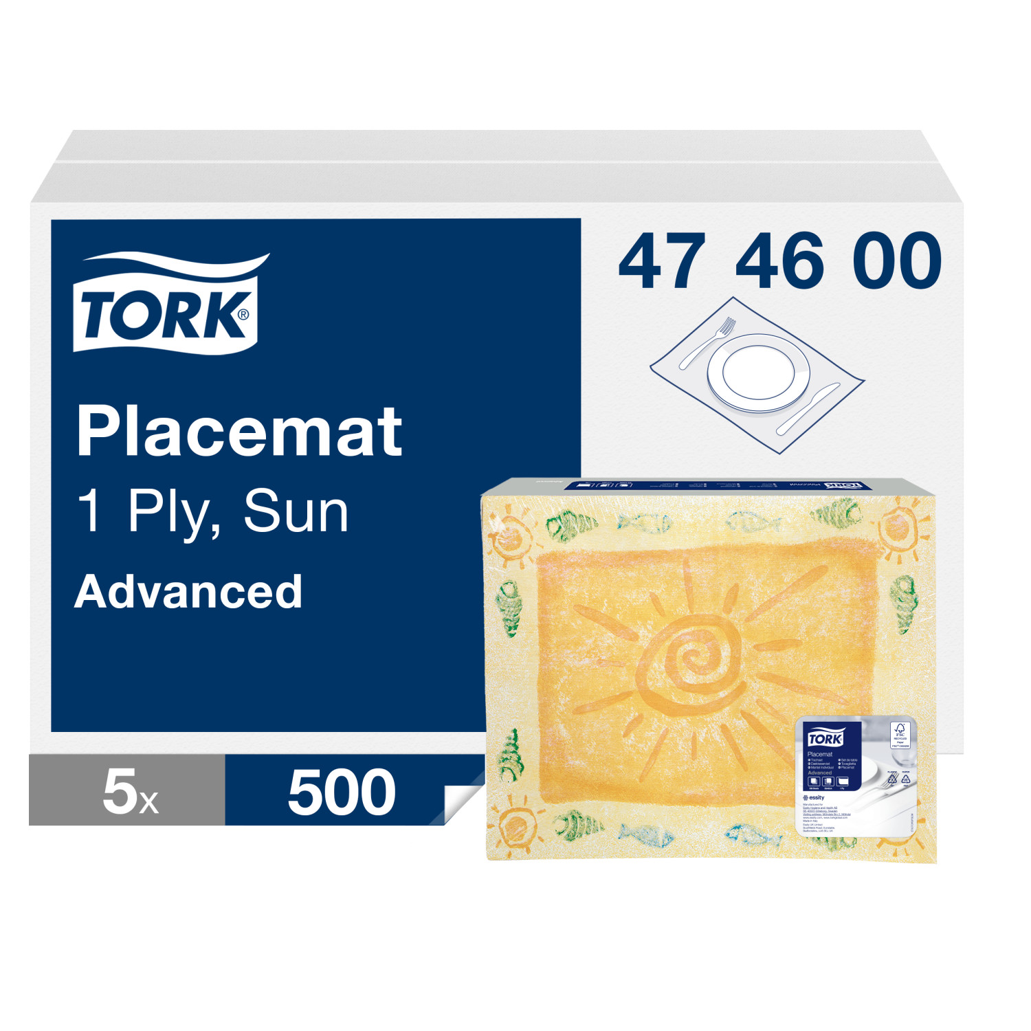 Tork Placemat – Sun – Advanced – 1-laags – Decor