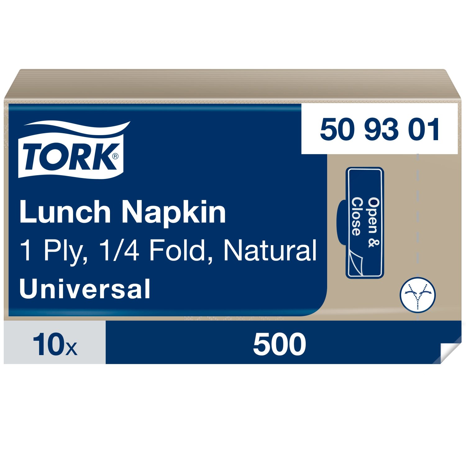 Tork Lunchservet – 1-laags – Naturel