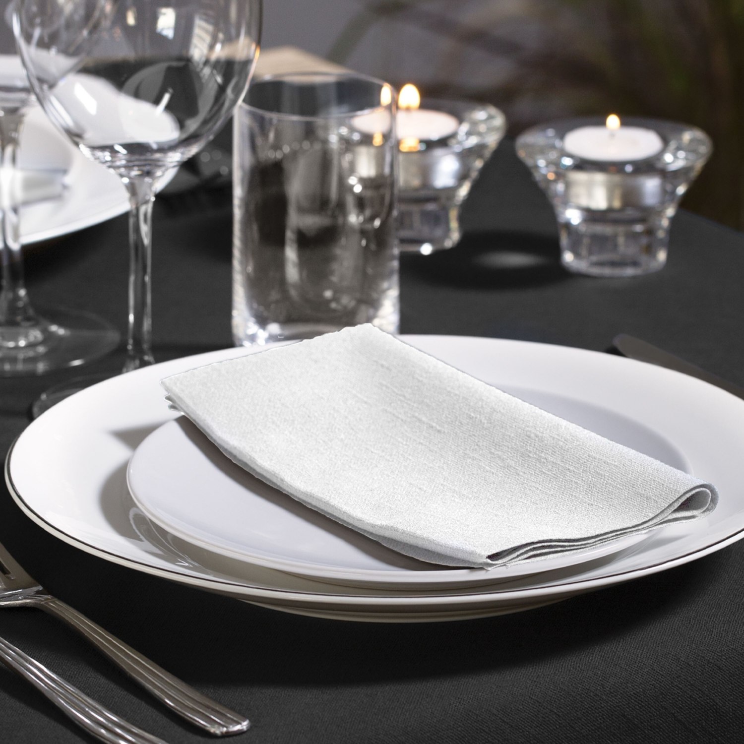 Tork Soft Dinnerservet - Advanced - 39x39cm - 1/8-vouw - 3-laags - Wit - Afbeelding 8