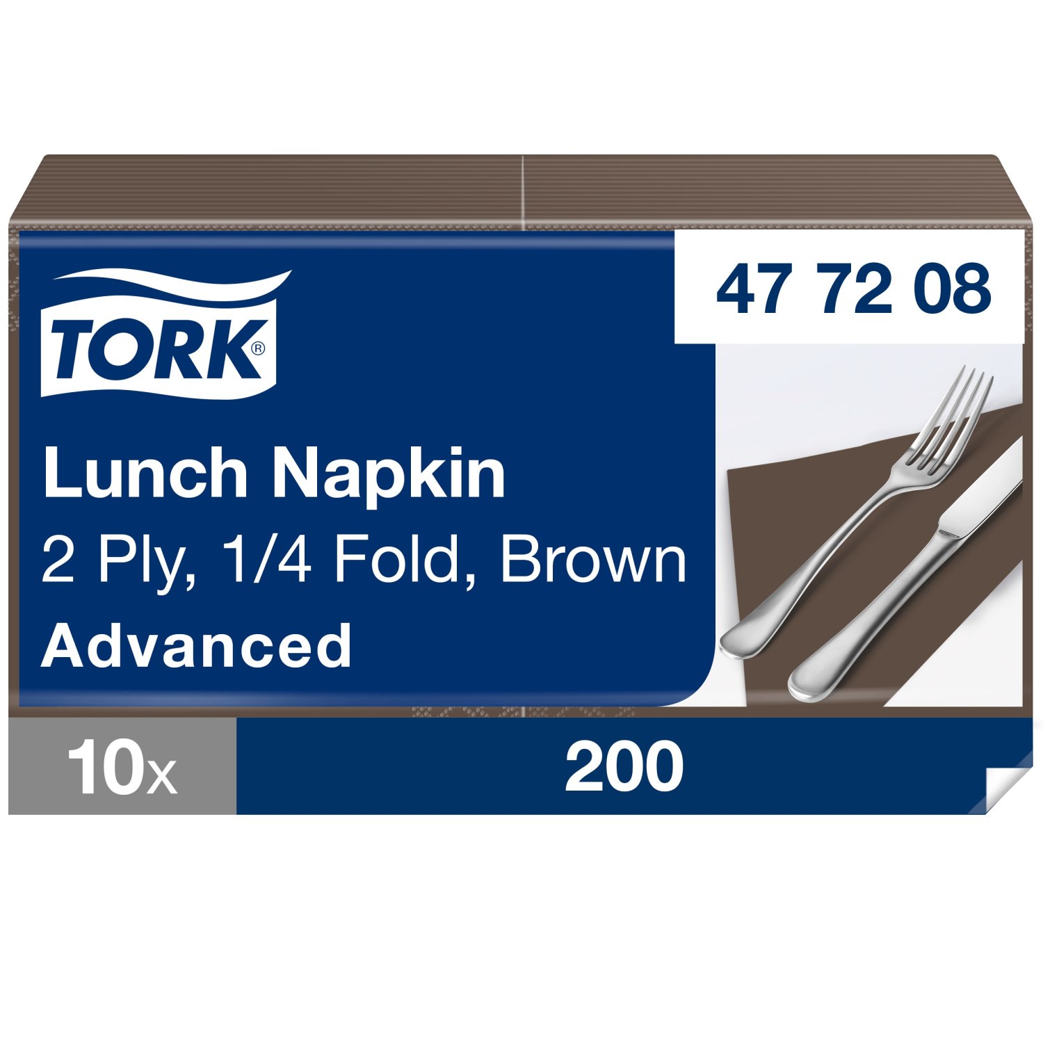 Tork Lunchservet – Advanced – 2-laags – Cocoa
