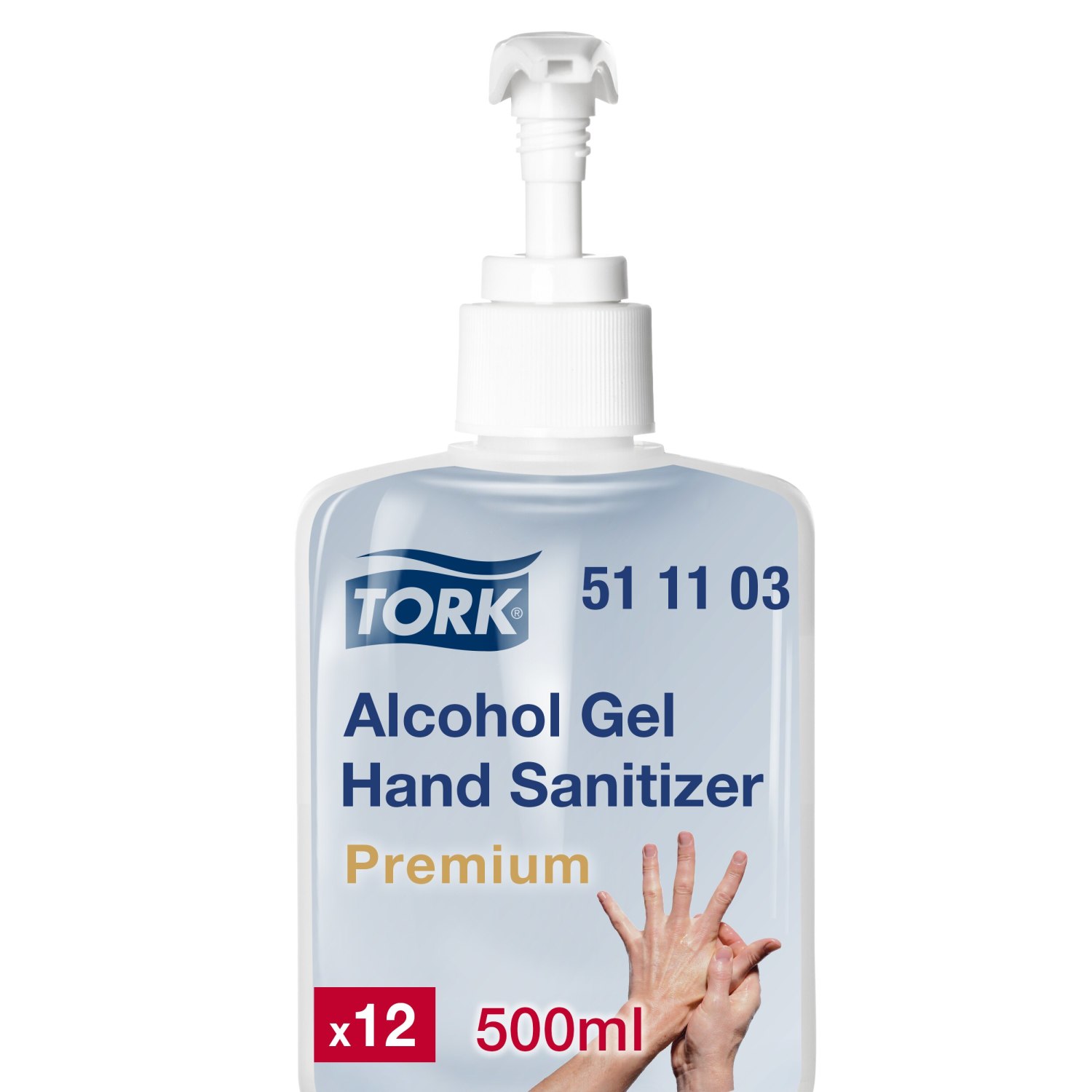 Tork Alcohol Gel voor Handdesinfectie – Met pomp – Transparant