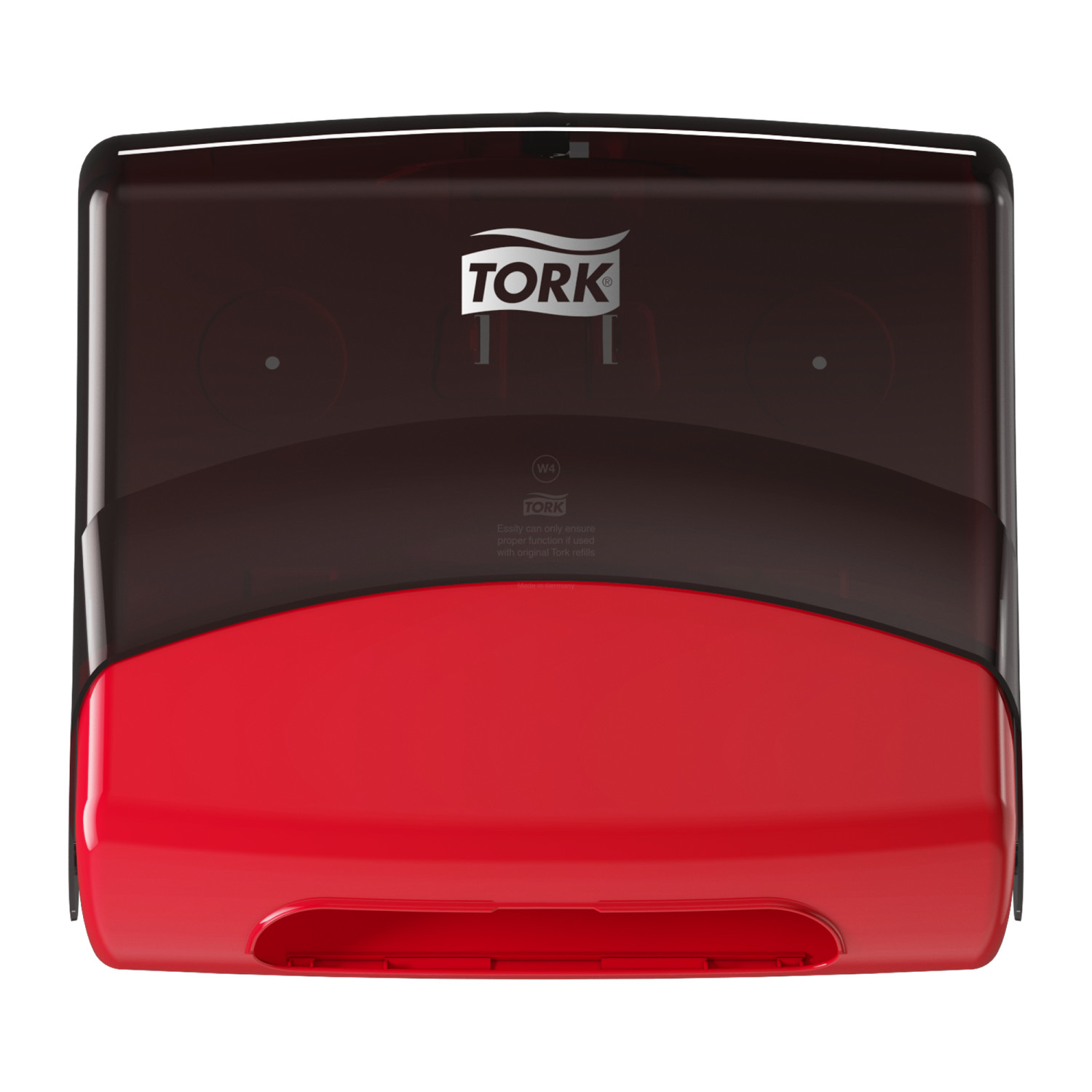 Tork Reinigingsdoek Dispenser – Metaal/Kunststof – Performance-Line – Gevouwen –  Zwart/rood