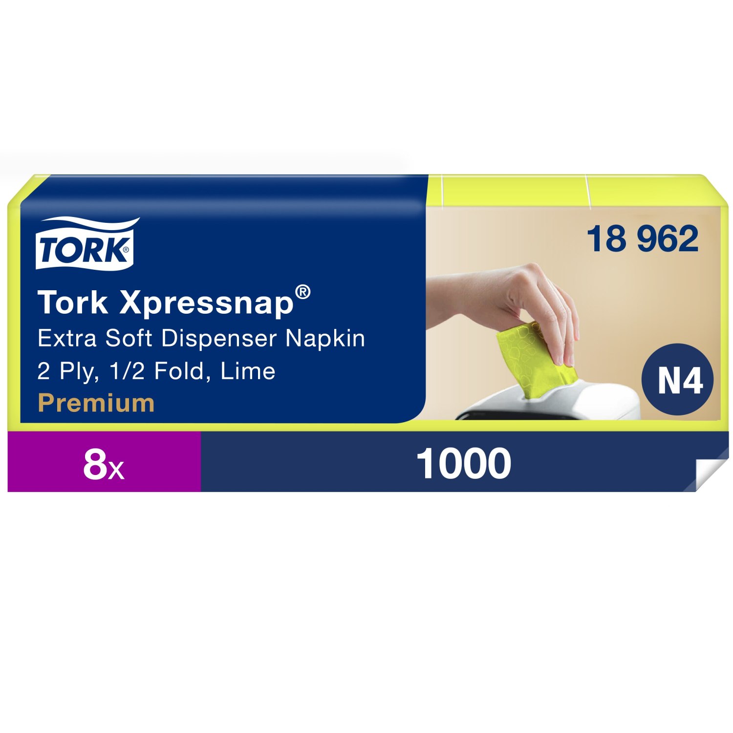 Tork Xpressnap – Dispenserservet – Limoen