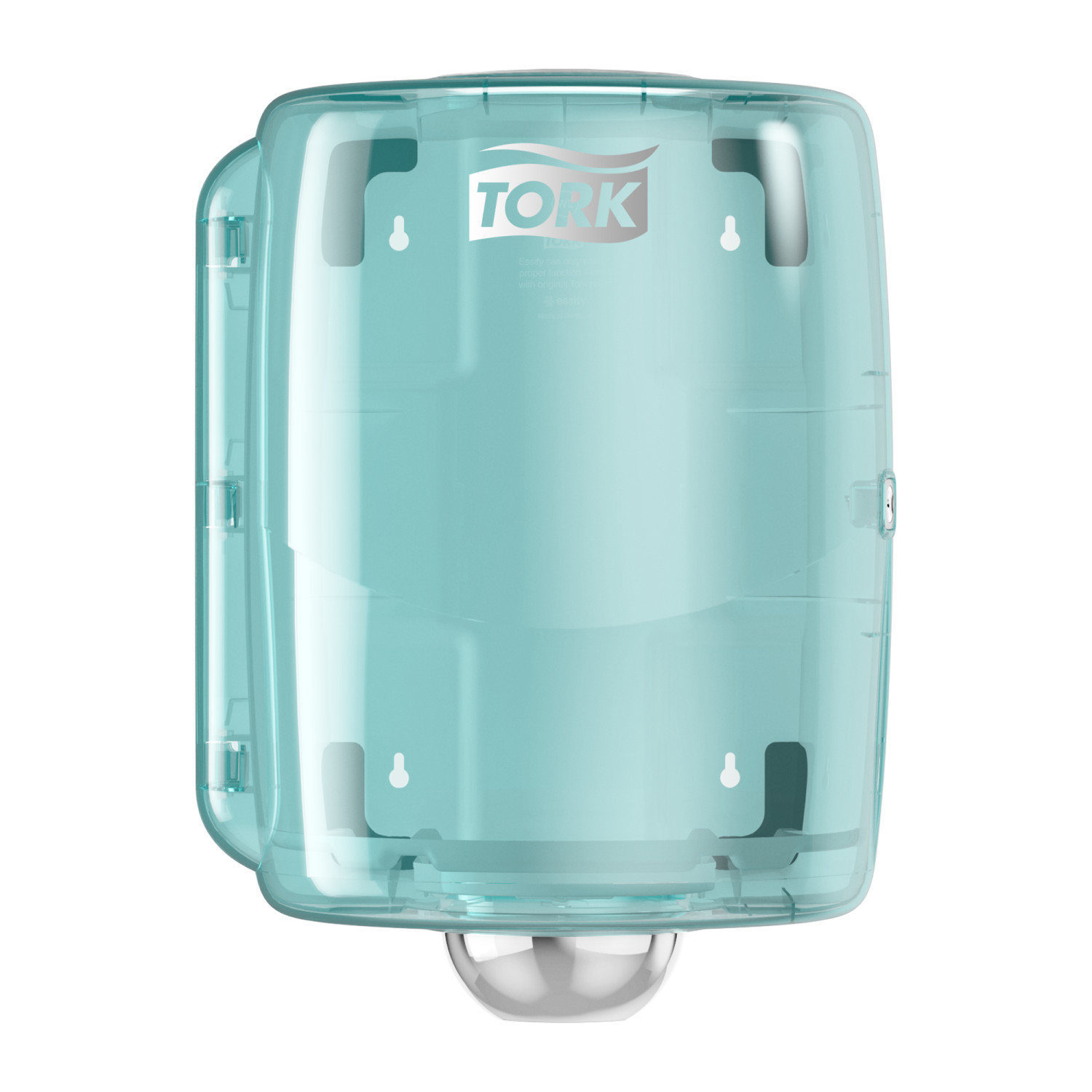 Tork Combi Rol – Dispenser Poetspapier – Metaal/Kunststof – Performance-Line – Wit/Turquoise