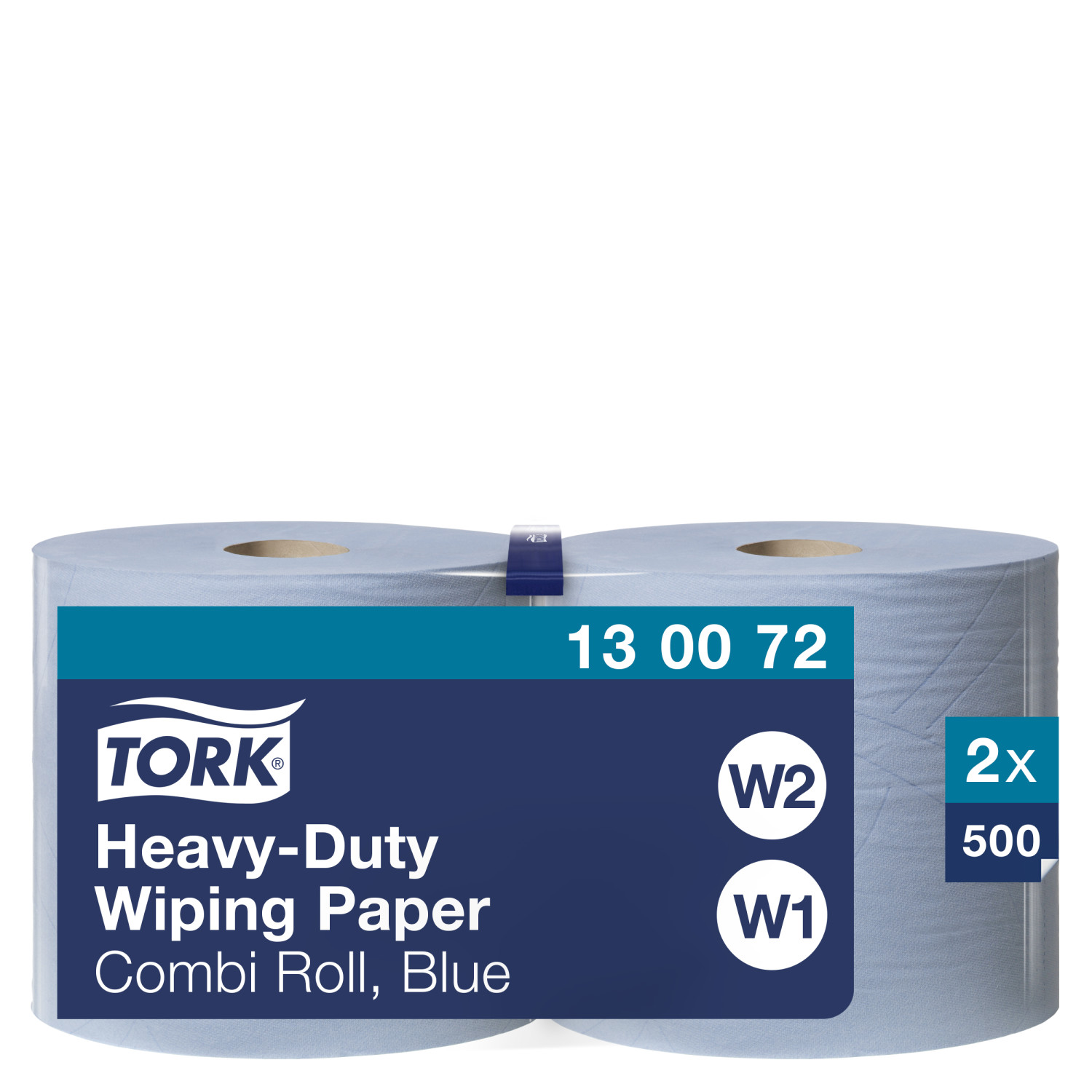 Tork Heavy-Duty – Rol – Poetspapier – 170mtr/23,5cm – 2-laags – Blauw