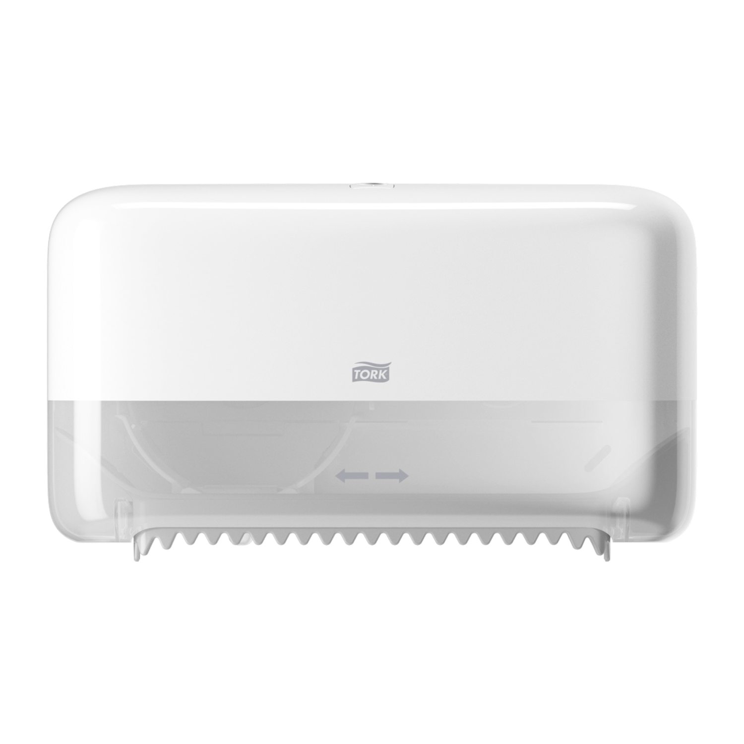 Tork Twin Hulsloos Mid-size – Toiletpapier Dispenser – Kunststof – Elevation-Line – Wit