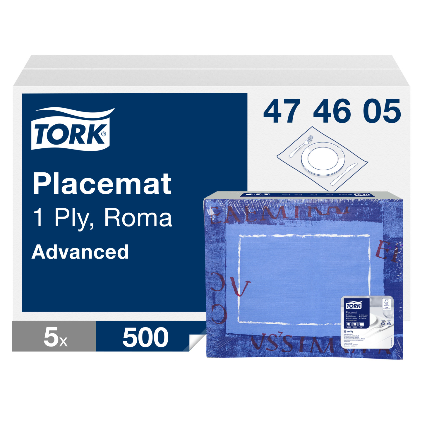 Tork Placemat – Roma – Advanced – 1-laags – Decor