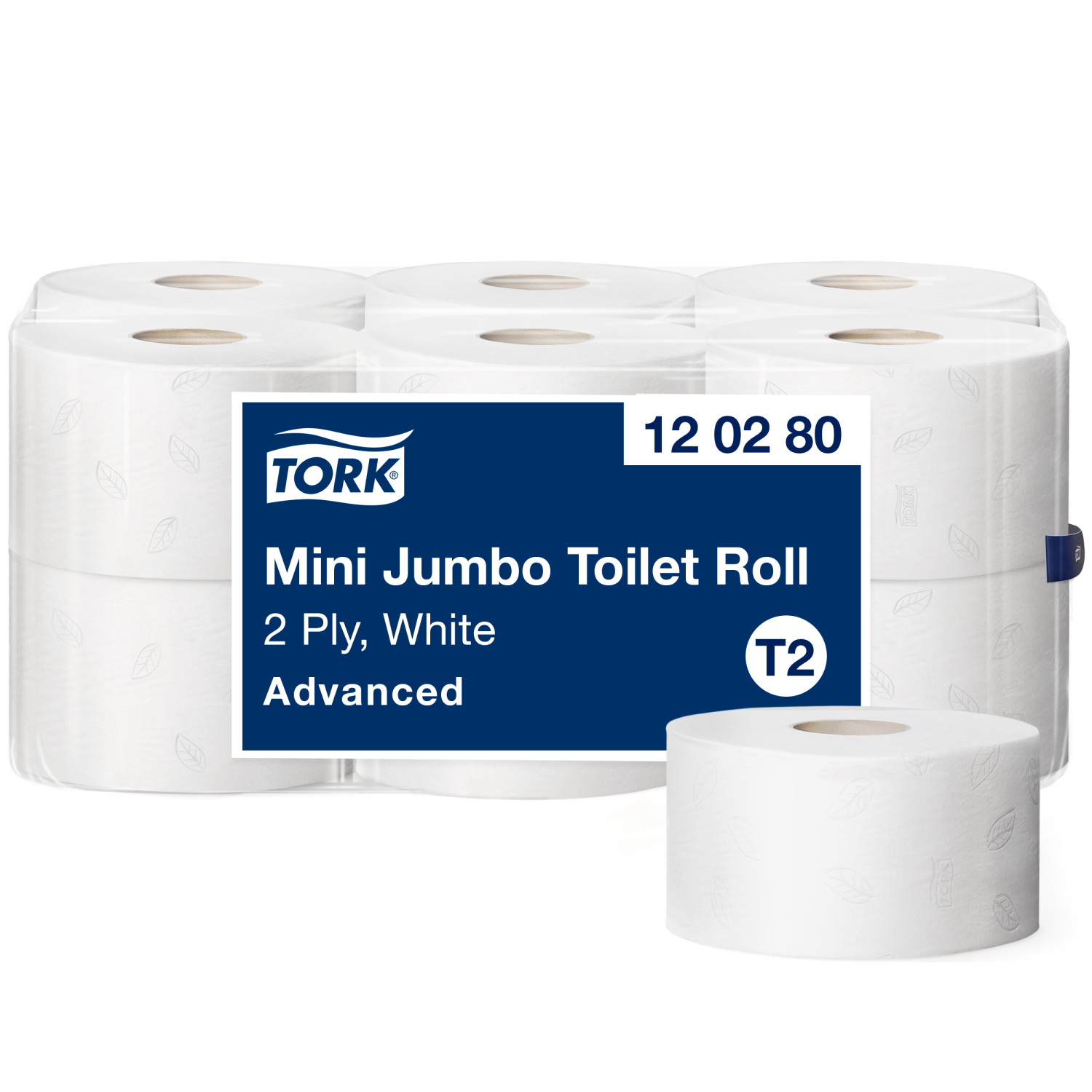 Tork Mini Jumbo – Toiletpapier – Advanced – 2-laags -Wit