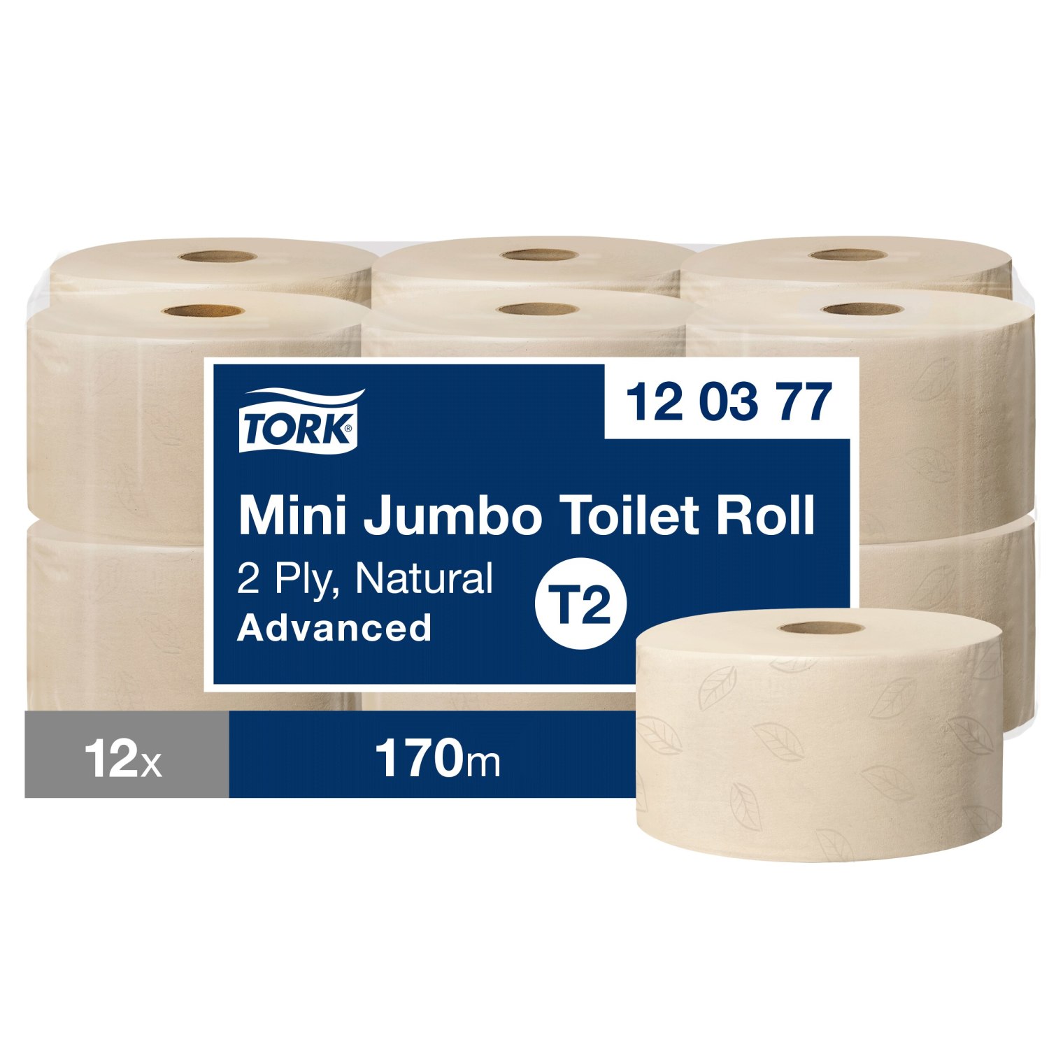 Tork Mini Jumbo – Toiletpapier – 2-laags – Naturel