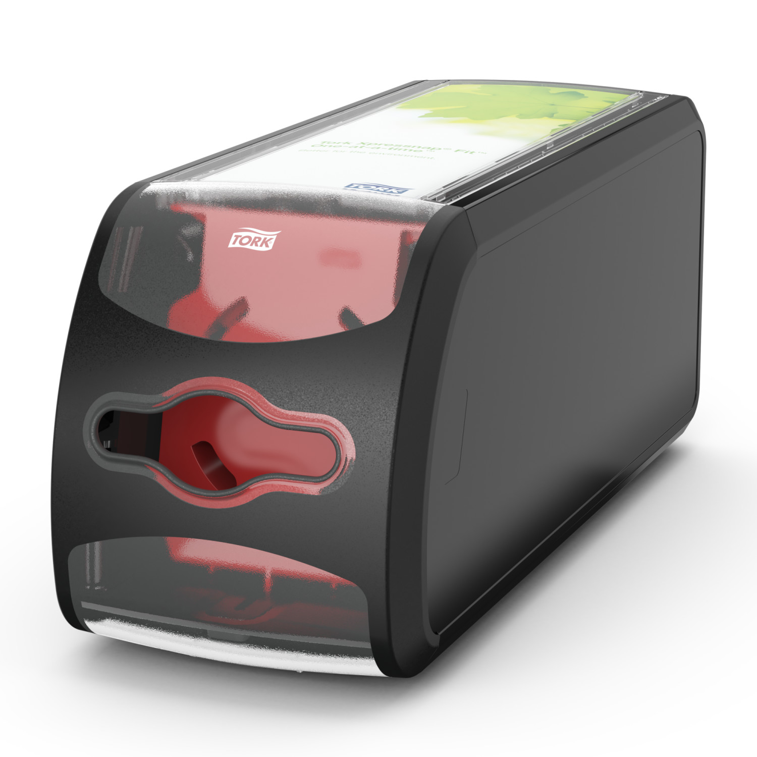 Tork Xpressnap Fit – Counter servetdispenser – Zwart – Kunststof – Signature Line