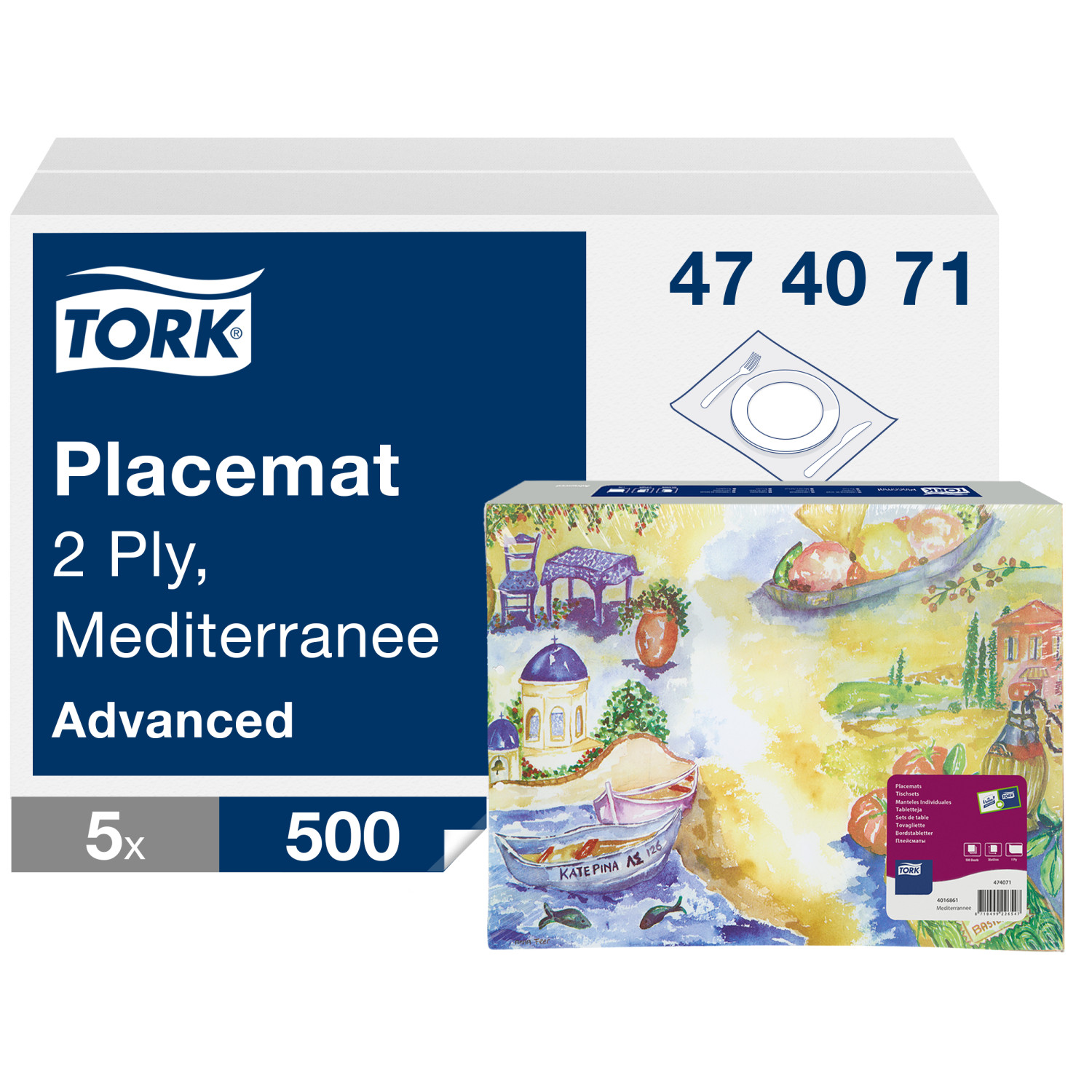 Tork Placemat Mediterrannee – 1-laags – Decor