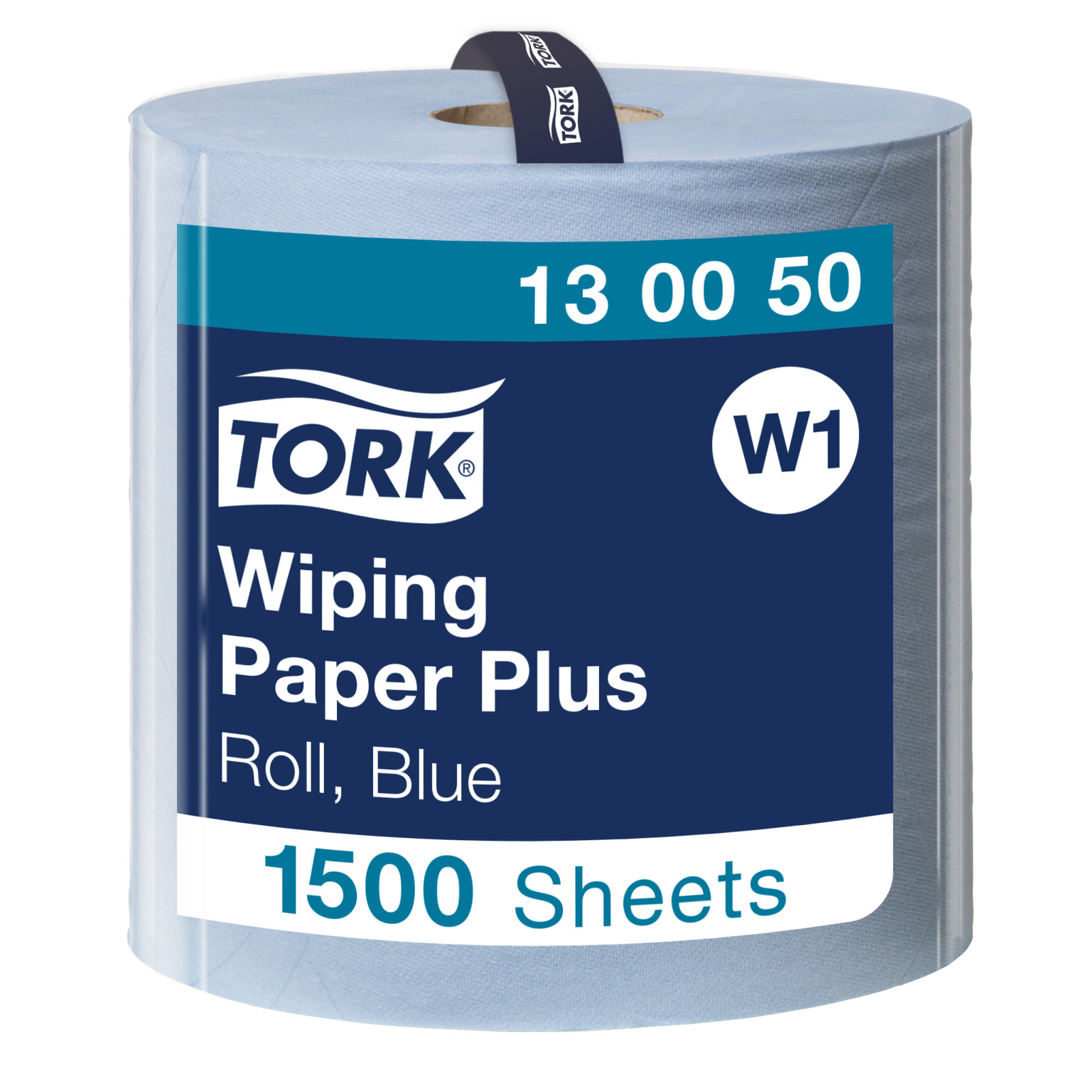 Tork Wiping Plus – Rol – Poetspapier – 510mtr/36,9cm – 2-laags – Blauw