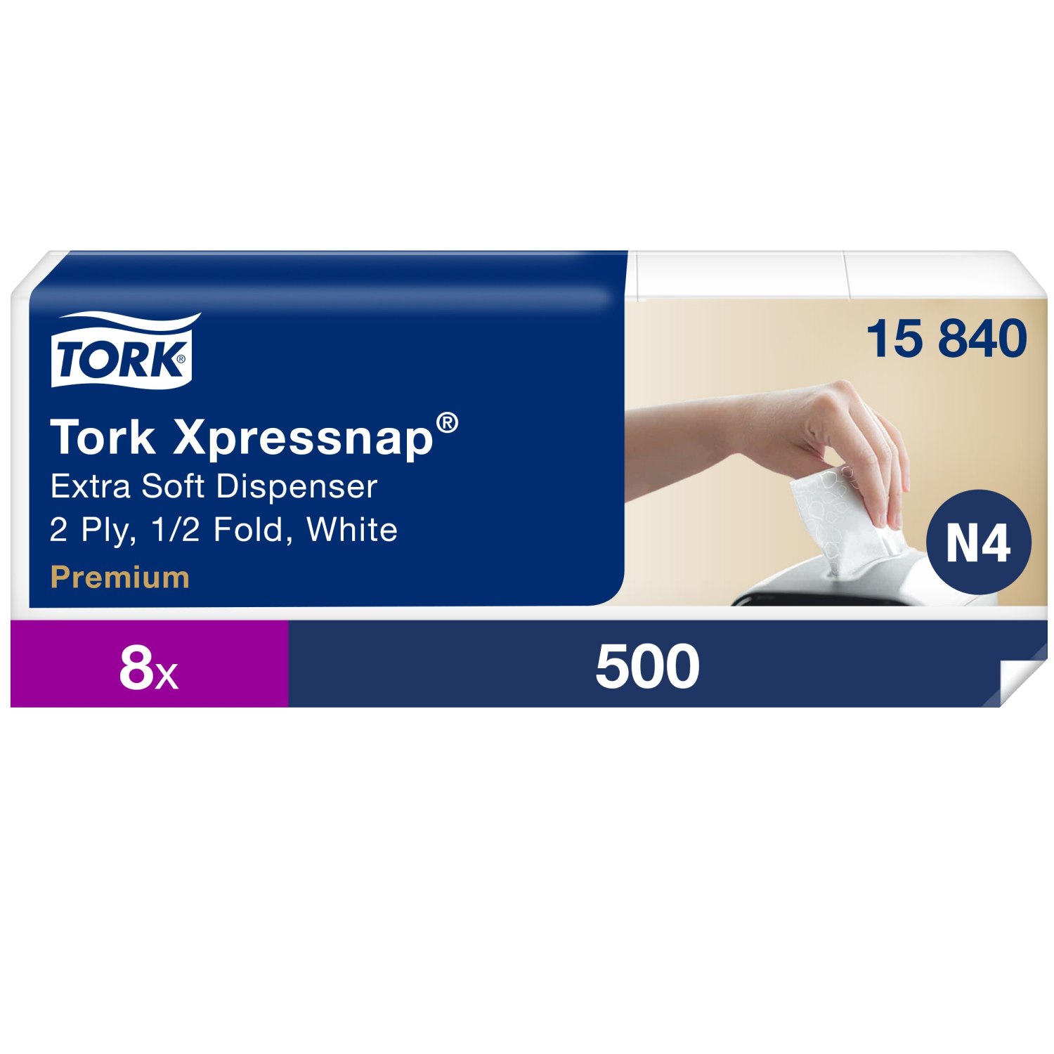 Tork Servet – Premium -Wit – Extra zacht