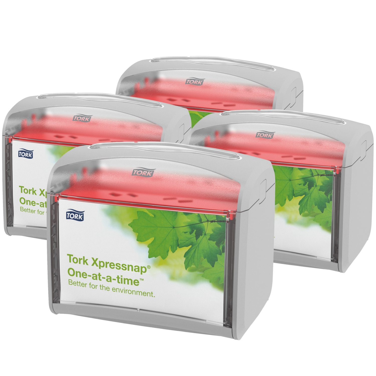 Tork Xpressnap – Tabletop servetdispenser – Grijs – Kunststof – Signature Line