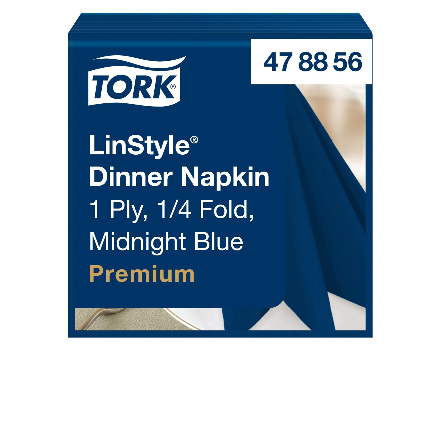 Tork LinStyle - Dinnerservet - Premium - 1-laags - Donkerblauw - Afbeelding 3