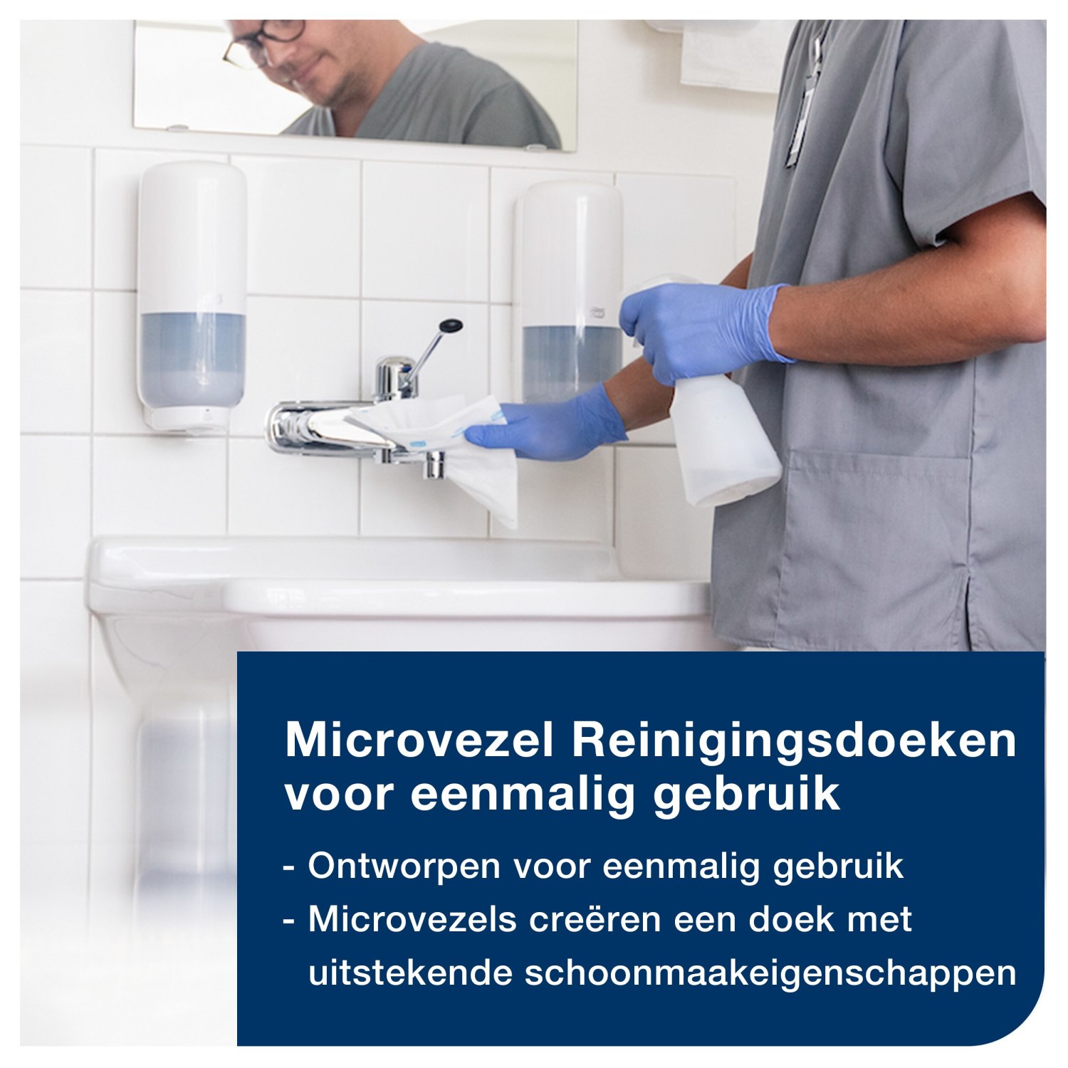 Tork Premium - Microvezel - Reinigingsdoek - Wit - Afbeelding 6