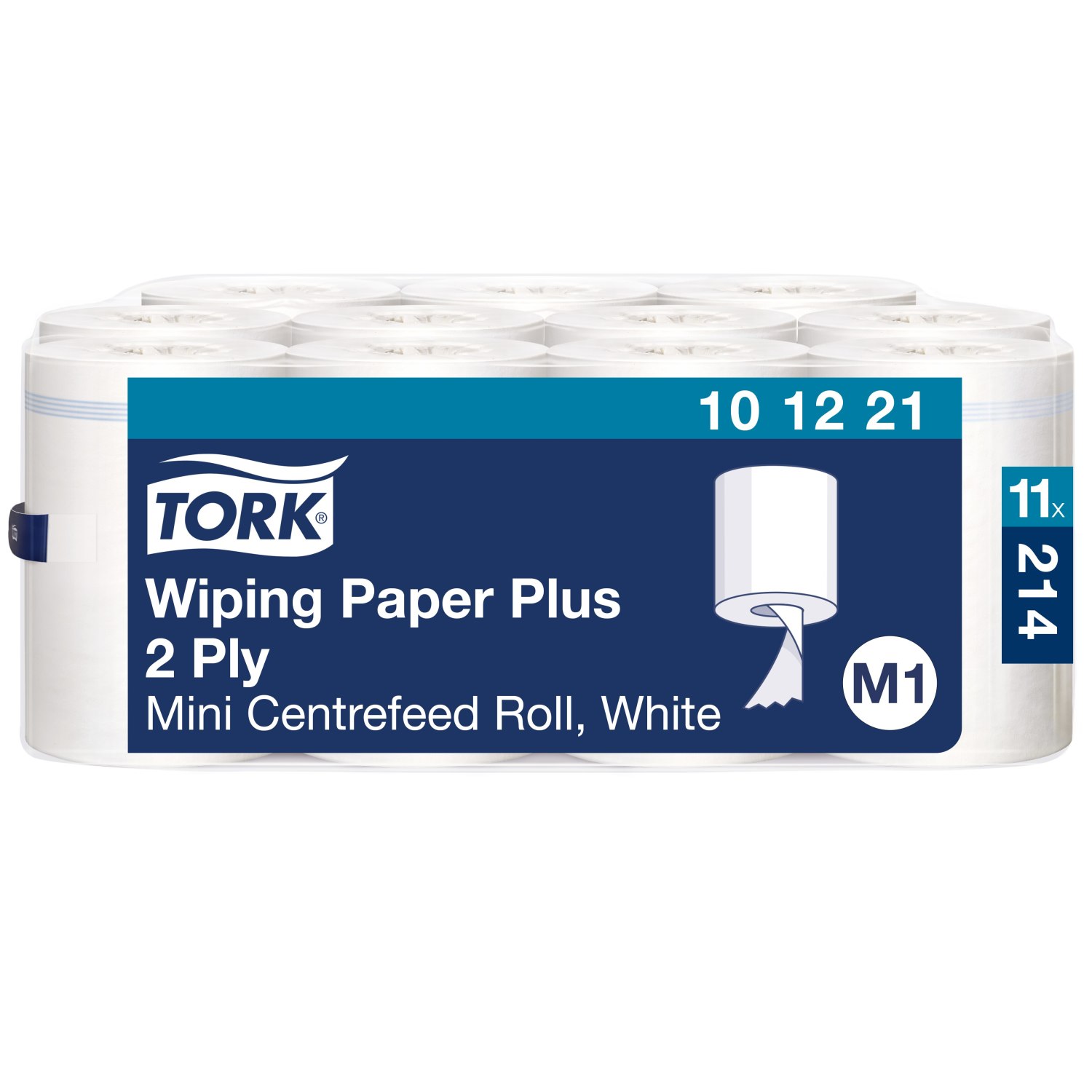 Tork Wiping Plus – Mini Centerfeed – Poetspapier – 2-laags -Wit